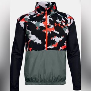 UNDER ARMOUR | Youth Large Pull Over Windbreaker With Packable Hood
